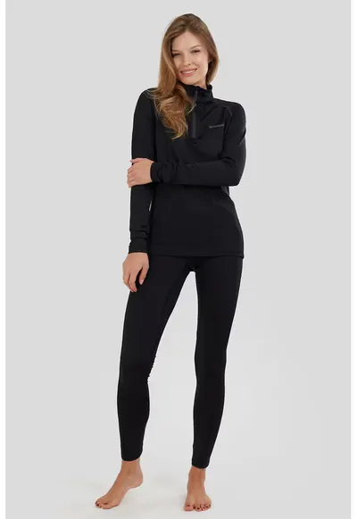 Pantaloni pentru ski Yaris Thermo II Baselayer - Negru