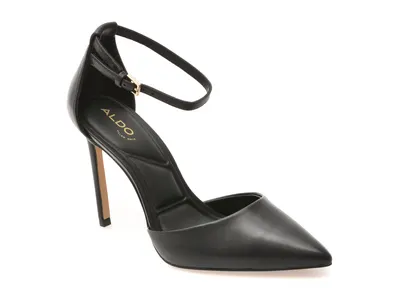 Pantofi eleganti ALDO negri, DERPERLA 007, din piele naturala