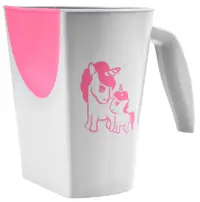 Cupa de clătire Babyono - Gri cu unicorn