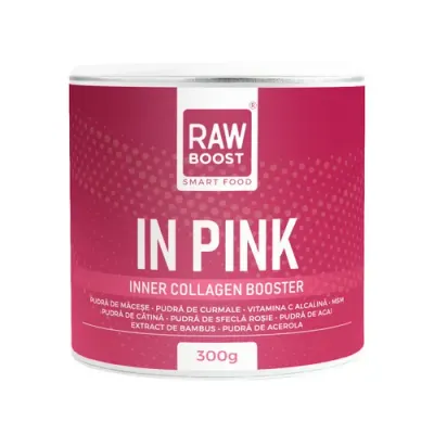 In Pink - Inner Colagen Booster - Stimulează Producția Naturală de Colagen, 300g | Rawboost