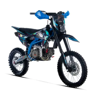 Motocicleta Enduro Cross Asix XB47 125cc, 4T, roti 17 14 , 4 viteze, pornire electromotor, culoare negru albastru