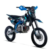 Motocicleta Enduro Cross Asix XB47 125cc, 4T, roti 17 14 , 4 viteze, pornire electromotor, culoare negru albastru