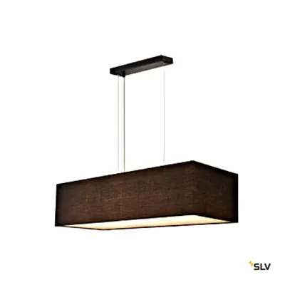 ACCANTO PL E27 max. 3x40W 230V textil negru/crom
