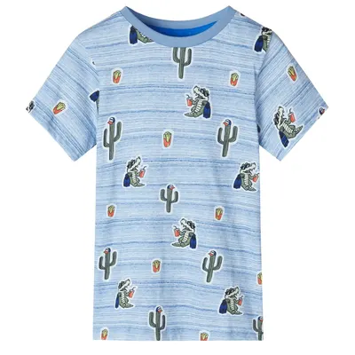 Tricou pentru copii, mix de albastru, 140