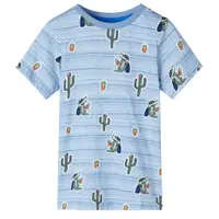 Tricou pentru copii, mix de albastru, 140
