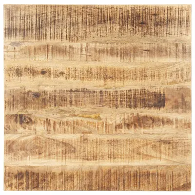 Gossi blat de masa, 80 x 80 cm, lemn masiv de mango, 25-27 mm
