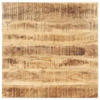 Gossi blat de masa, 80 x 80 cm, lemn masiv de mango, 25-27 mm