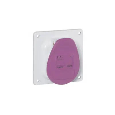Panou montaj priza P17 - IP44 - 20/25 V~ - 16 A - 2P