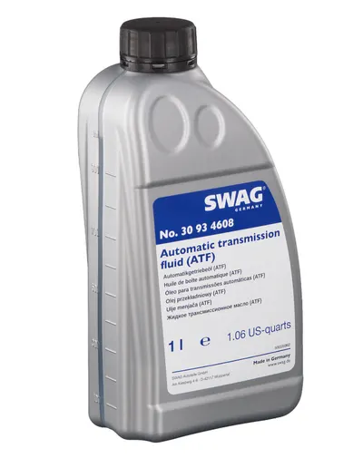 Ulei pentru cutie de viteze automata SWAG 30 93 4608, volum 1 litru, culoare galben 1L