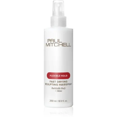 Paul Mitchell Flexible Hold Fast Drying Sculpting Hairspray fixativ pentru volum și strălucire 250 ml