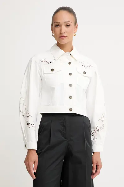Twinset jachetă pentru femei, din denim