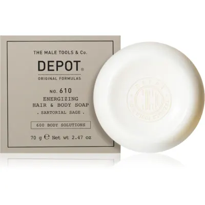 DEPOT 600 BODY SOLUTIONS NO. 610 ENERGIZING HAIR & BODY SOAP sapun pentru corp si par 70 g