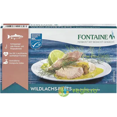 File de Somon Salbatic in Sos de Mustar si Miere 200g