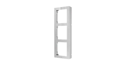 Panou frontal pentru 3 module videointerfon modular Hikvision DS-KD- ACW3/S permite conectarea a 3 module de videointerfon modul