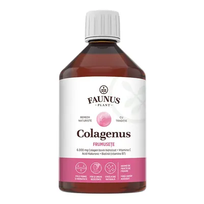 Colagen lichid pentru piele si par Colagenus Frumusete, 500ml, Faunus Plant