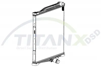Radiator racire motor (fara rama) EURO 6 potrivit RVI C, D, K, T DTI11-DXi13520 01.13