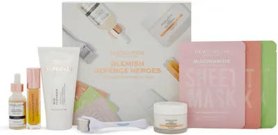 Revolution Skincare Set cadou Blemish Defence Heroes, 8 piese