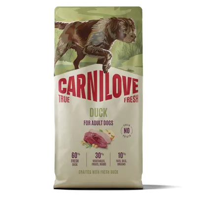 Carnilove True Fresh Dog Dry Duck Adult All Breeds 12 kg