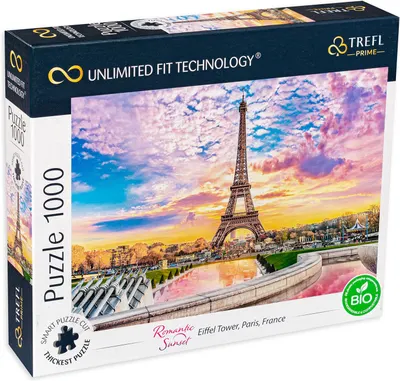 Puzzle Trefl din 1000 de piese - Turnul Eiffel, Paris