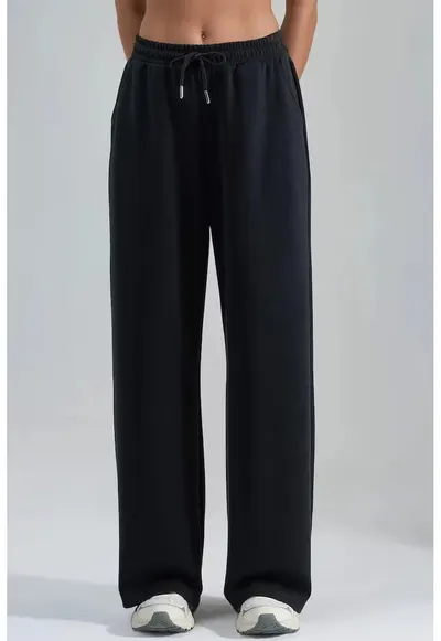 Pantaloni dama bleumarin - Negru