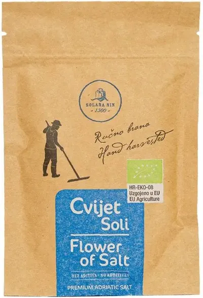 Cristale marine organice Floare de Sare, 100 g, Floare de Sare
