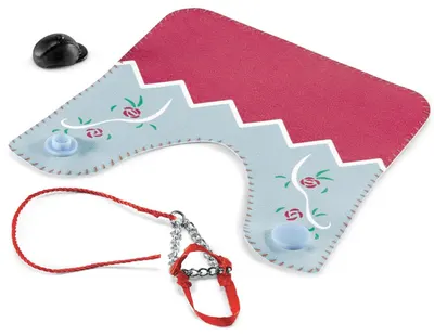 Set accesorii Schleich - Patura si lesa, Hannah si Cayenne