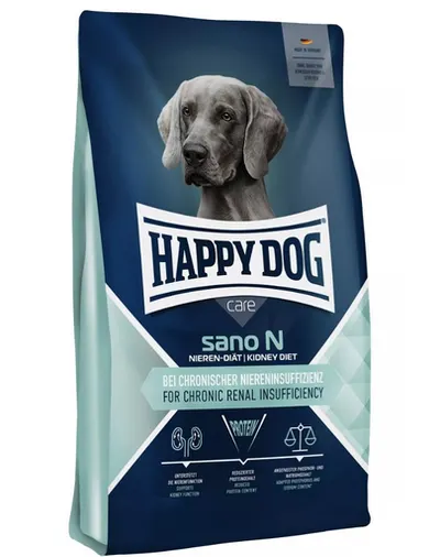 HAPPY DOG Sano N Hrana uscata pentru caini adulti cu probleme renale 7,5 kg