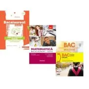 Pachet Bacalaureat 2026. Limba si literatura romana, Matematica M1. Teste si Biologie. Notiuni teoretice si teste pentru clasele 11-12