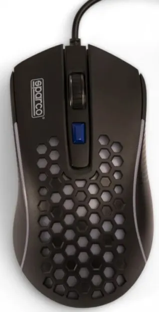 Mouse gaming Sparco - HIVE, optic, negru