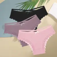Set 3 perechi de chiloti pentru dama, CH100, Multicolor