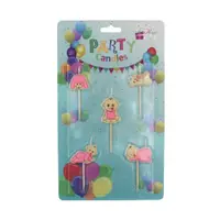 Set 5 lumânări party bebeluș fetiță
