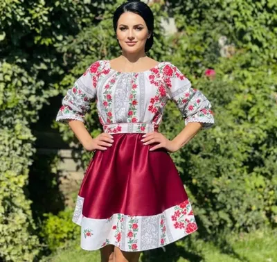 Rochie Traditionala stilizata Melania