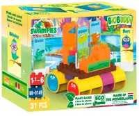 Constructor BioBuddi Swampies - Plută fluvială, 31 piese