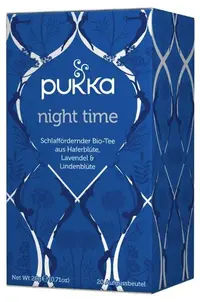 Ceai bio din plante Night Time, 20 plicuri filtrante, Amla Natur