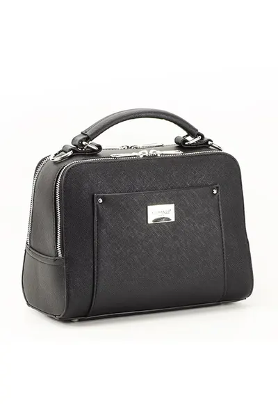 Geanta neagra Erika 13 Negru - Negru - 26x19x12
