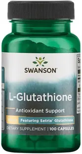 L-Glutathione, 100 mg, 100 capsule, Swanson