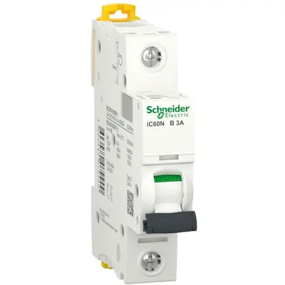 Siguranta automata Acti9 Ic60N 1P 3A curba B Schneider A9F73103