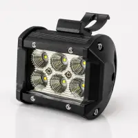 Proiector LED Auto Offroad 6 LEDuri 18W 12V - 24V Dreptunghiular