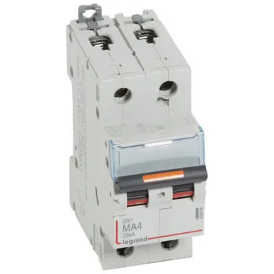 Disjunctor DX³-2P-230/400V~-4A-25kA-doar magnetic - 2M