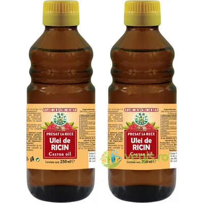 Pachet Ulei de Ricin Presat la Rece 250ml+250ml