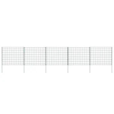 vidaXL Set gard de grădină, verde, 77,5 x 64 cm