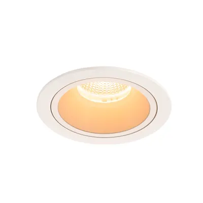 Spot incastrat, NUMINOS L Ceiling lights, white Indoor LED recessed ceiling light white/white 2700K 55°