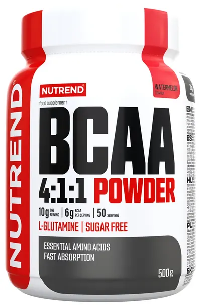 BCAA 4:1:1 Powder, pepene verde, 500 g, Nutrend