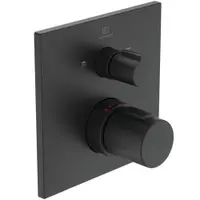 Baterie cada sau dus termostatata Ideal Standard Ceratherm C100 negru mat