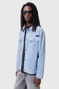 AllSaints camasa din velur CASTLEFORD