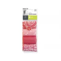 Pungi Igienice pentru Caini cu Aroma de Trandafiri, M-Pest, 4 Role x 15 Bucati