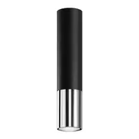 Corp de iluminat pentru tavan LOOPEZ negru/crom