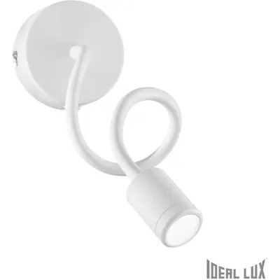 Aplica Focus, 1 LED, 200Lm, D:100 mm, H:280 mm, Alb