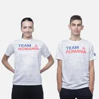 Tricou Poly Peak TeamRomania20 alb