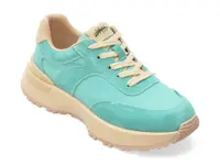 Pantofi sport PASS COLLECTION albastri, M960012, din material textil si piele naturala